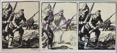 Russian Infantry by Auguste Louis Lepère