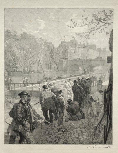 The Lock of the Mint by Auguste Louis Lepère