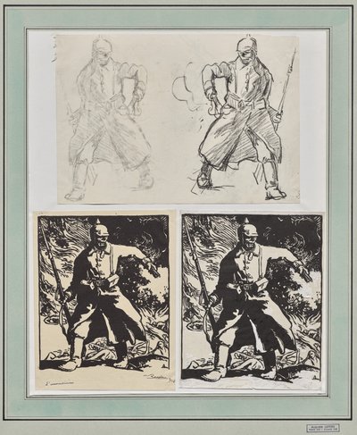 The Fire by Auguste Louis Lepère