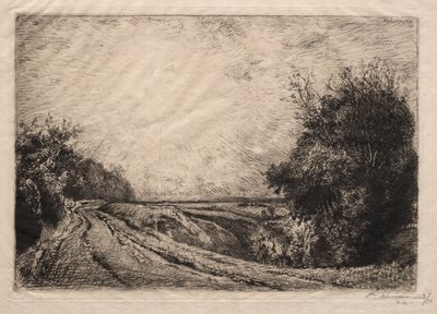 The Road to La Houssoye by Auguste Louis Lepère