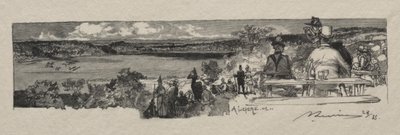 The Valley of Solle by Auguste Louis Lepère