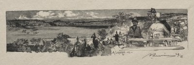 La Vallee de la Solle by Auguste Louis Lepère