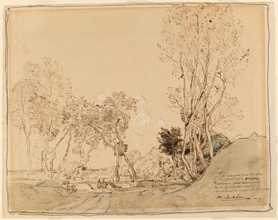 Landscape by Auguste Louis Lepère