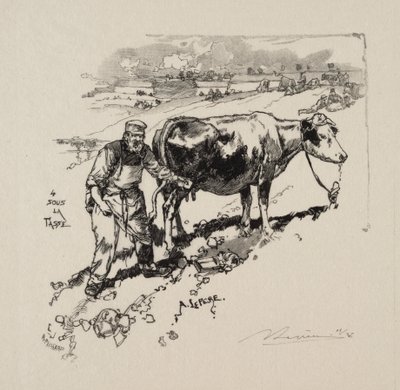 The Milkman by Auguste Louis Lepère