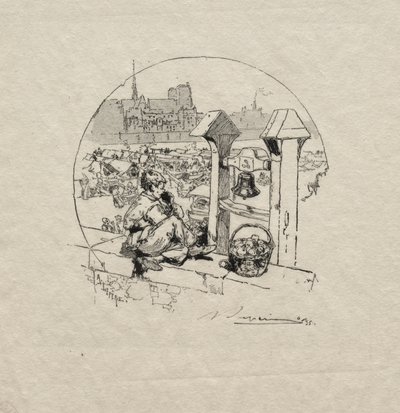 Apple Market, No. 2 by Auguste Louis Lepère