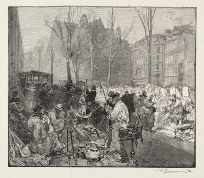 Scrap Market by Auguste Louis Lepère