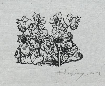 Paris Almanac, 1897: Tail-piece, Summer by Auguste Louis Lepère