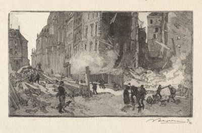 Place Gerson and Restot Street by Auguste Louis Lepère