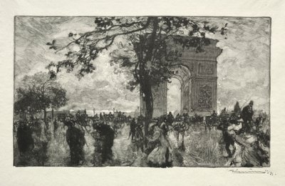 Return from the Woods by Auguste Louis Lepère
