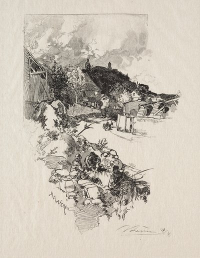 Route de Versailles by Auguste Louis Lepère