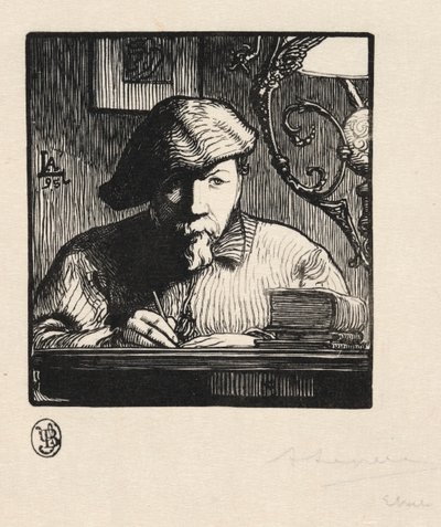 Self-Portrait by Auguste Louis Lepère