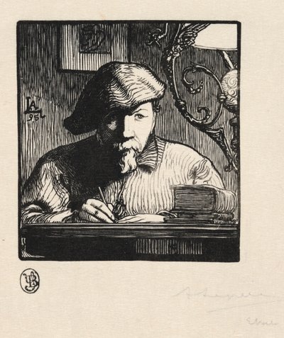 Self-Portrait by Auguste Louis Lepère