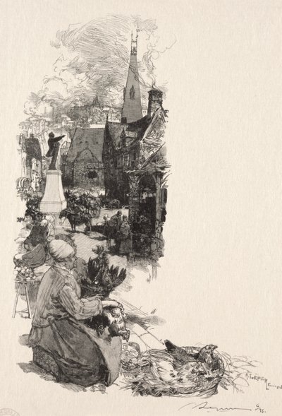 Statue of a Great Man by Auguste Louis Lepère