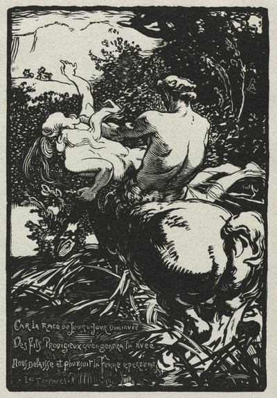 The Centaur by Auguste Louis Lepère