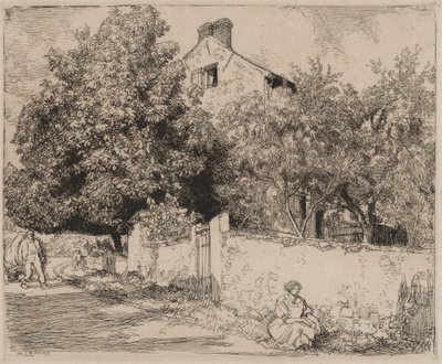The House of Madame B., 1915 by Auguste Louis Lepère