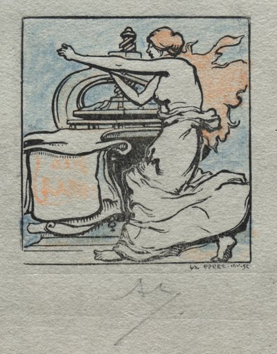 The Printer by Auguste Louis Lepère