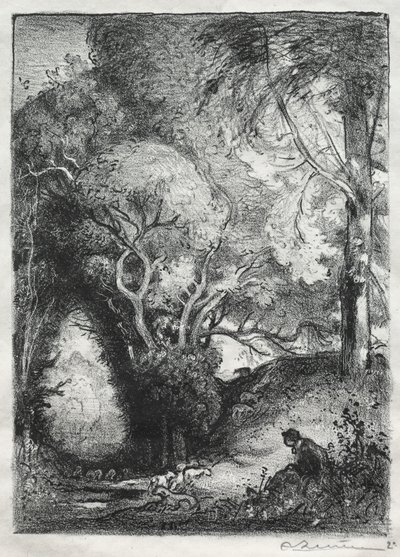 The Ravine in June by Auguste Louis Lepère