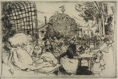 The Two Hunchbacks by Auguste Louis Lepère