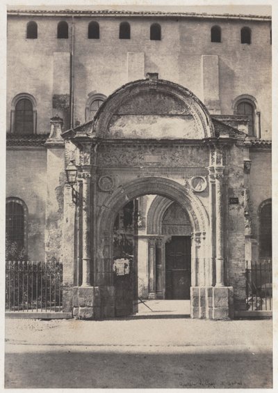 Porte Bachelier, Eglise Saint-Sernin, Toulouse (Haute-Garonne) by Auguste Mestral