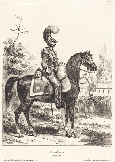 Carabinier by Auguste Raffet