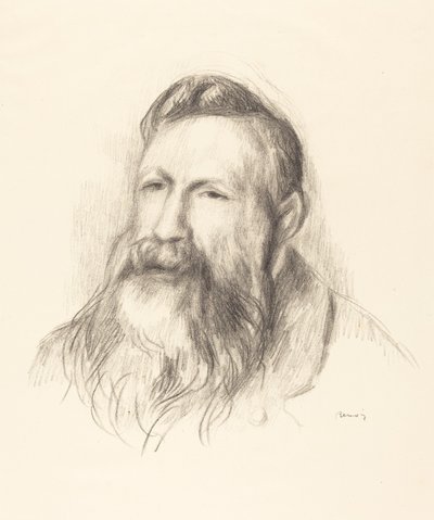 Auguste Rodin by Auguste Renoir