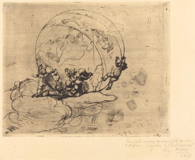 Les Amours Conduisant le Monde by Auguste Rodin