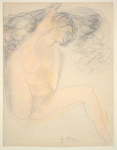 Nude - Heel on Ear by Auguste Rodin