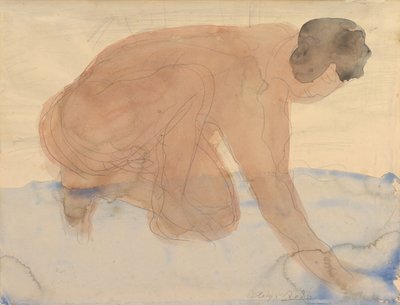 Nude Figure on Hands and Knees, 1900-1910 by Auguste Rodin
