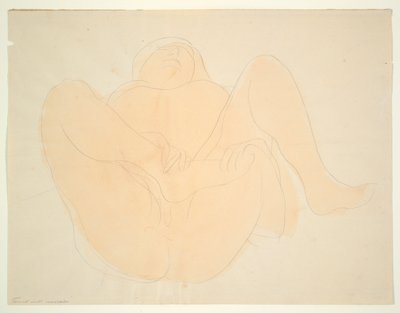 Reclining Female Nude by Auguste Rodin
