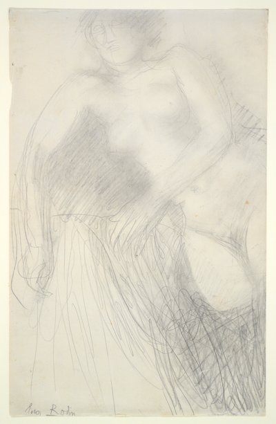 Reclining Female Nude by Auguste Rodin