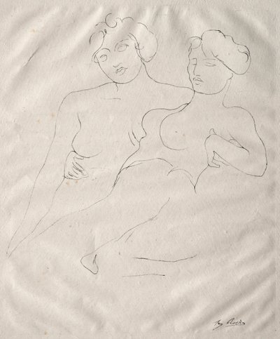 Two Figures by Auguste Rodin