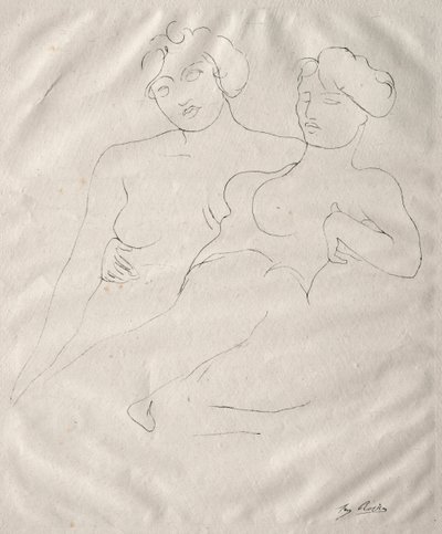 Two Figures by Auguste Rodin