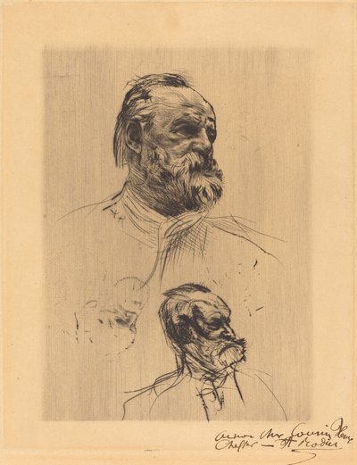 Victor Hugo, Three-Quarter View by Auguste Rodin