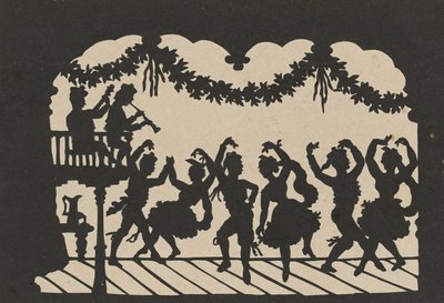 Double-sided Silhouette by Augustin Amant Constant Fidele Edouart