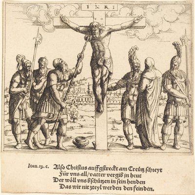 Christ is Given Vinegar to Drink by Augustin Hirschvogel