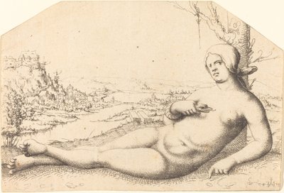 Death of Cleopatra by Augustin Hirschvogel