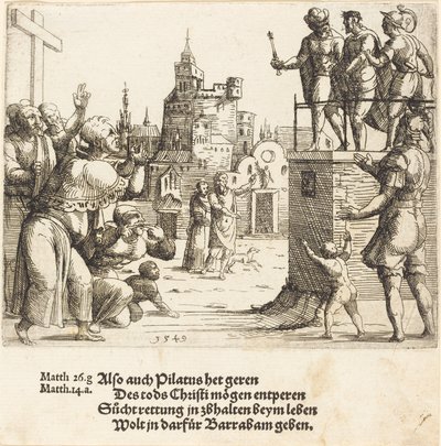 Ecce Homo by Augustin Hirschvogel