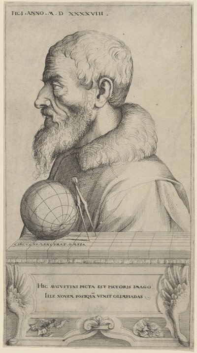 Self-Portrait by Augustin Hirschvogel