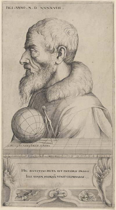 Self-Portrait by Augustin Hirschvogel