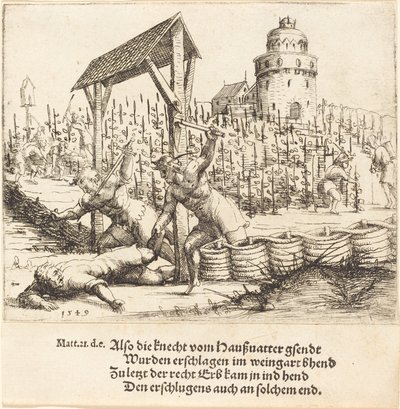 The Parable of the Wicked Husbandmen by Augustin Hirschvogel