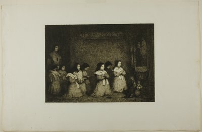 The Prayer by Augustin Théodule Ribot