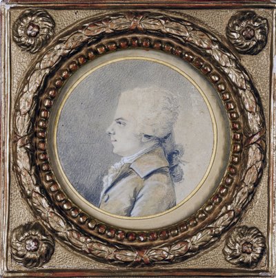 Wolfgang Amadeus Mozart by Augustin de Saint Aubin