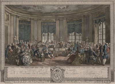 Concert by Augustin de Saint Aubin