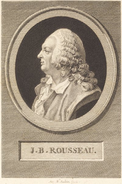 Jean-Baptiste Rousseau by Augustin de Saint Aubin