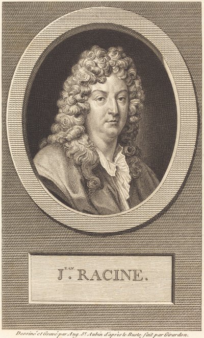 Jean Racine by Augustin de Saint Aubin
