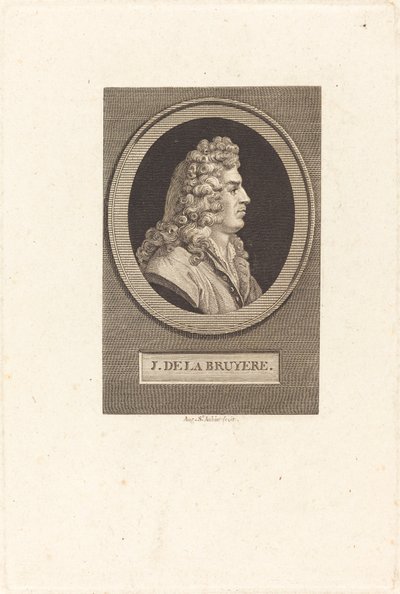 Jean de La Bruyere by Augustin de Saint Aubin