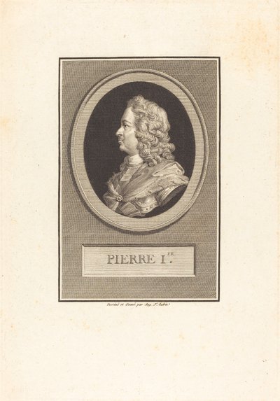 Peter the Great by Augustin de Saint Aubin