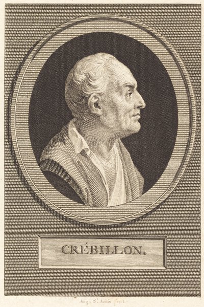 Prosper Jolyot de Crebillon by Augustin de Saint Aubin