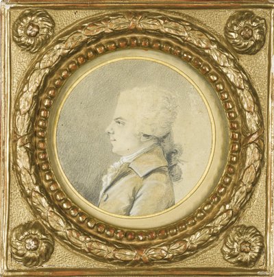 Wolfgang Amadeus Mozart by Augustin de Saint Aubin