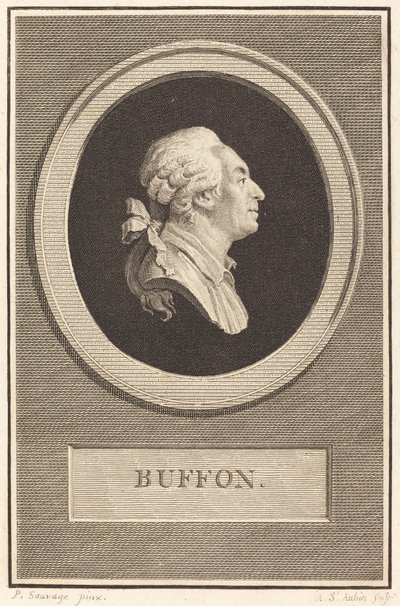 Buffon by Augustin de Saint Aubin after Piat Joseph Sauvage